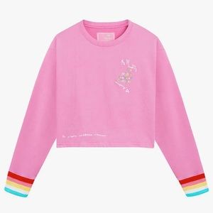 Mint Condition - The Mighty Company pink sweatshirt - sz SM